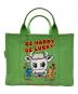 MARC JACOBS（マークジェイコブス）の古着「THE TOTE BAG2 / WAYキャンバストートバッグ」｜グリーン