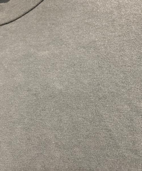 ENFOLD（エンフォルド）ENFOLD (エンフォルド) クラッシック天竺 T SHIRTレイヤードDRESS グレー×イエロー サイズ:36の古着・服飾アイテム