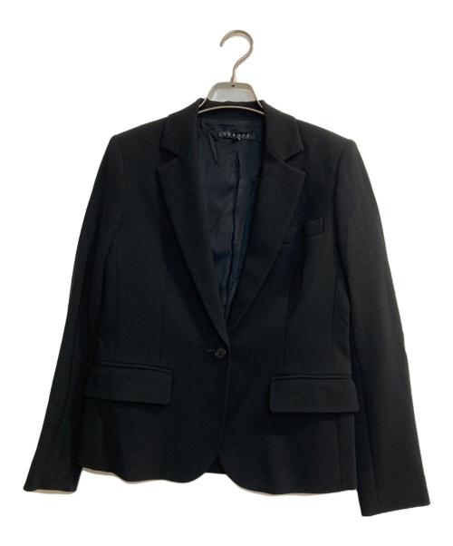 theory（セオリー）theory (セオリー) BRESCIA ADMIRAL CREPE テーラードジャケット ブラックの古着・服飾アイテム