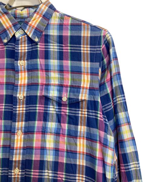 RALPH LAUREN（ラルフローレン）RALPH LAUREN (ラルフローレン) チェックシャツ ブルー×ピンク サイズ:Ｓの古着・服飾アイテム