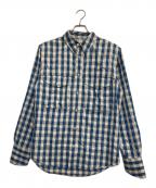 FILSONフィルソン）の古着「チェックシャツ」｜ブルー×アイボリー