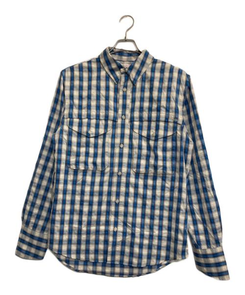 FILSON（フィルソン）FILSON (フィルソン) チェックシャツ ブルー×アイボリー サイズ:Ｓの古着・服飾アイテム