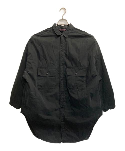 KAPITAL（キャピタル）KAPITAL (キャピタル) RIP STOP SLOPPY SHIRT COAT ブラック サイズ:1の古着・服飾アイテム