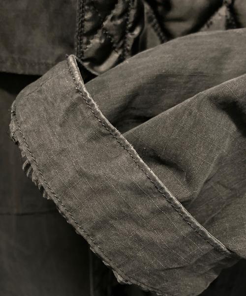 KAPITAL（キャピタル）KAPITAL (キャピタル) RIP STOP SLOPPY SHIRT COAT ブラック サイズ:1の古着・服飾アイテム