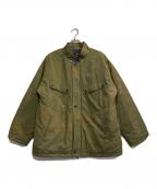 Needlesニードルズ）の古着「C.P.JACKET Nylon Tussore / Uneven Dye」｜グリーン