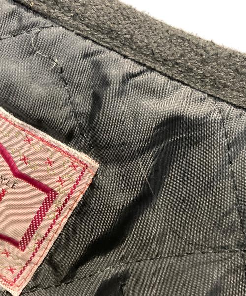 scabetti（スキャベッティ）scabetti (スキャベッティ) Wool Check Vest イエロー サイズ:1の古着・服飾アイテム