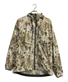 and wander（アンドワンダー）の古着「ラッセルプリントジャケット」｜アイボリー×カーキ