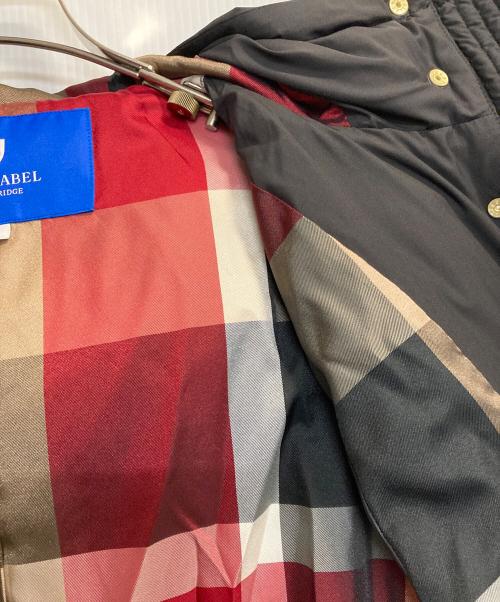 BLUE LABEL CRESTBRIDGE（ブルーレーベルクレストブリッジ）BLUE LABEL CRESTBRIDGE (ブルーレーベルクレストブリッジ) ハイマルチピーチタフタミドルダウンコート ブラック サイズ:38の古着・服飾アイテム