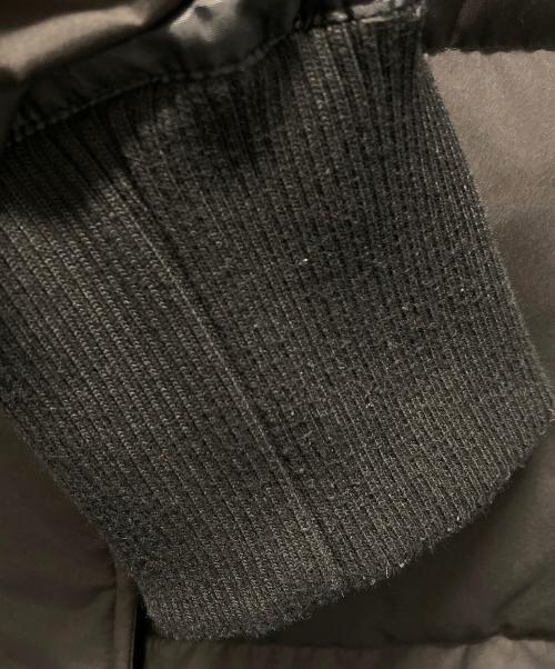 BLUE LABEL CRESTBRIDGE（ブルーレーベルクレストブリッジ）BLUE LABEL CRESTBRIDGE (ブルーレーベルクレストブリッジ) ハイマルチピーチタフタミドルダウンコート ブラック サイズ:38の古着・服飾アイテム