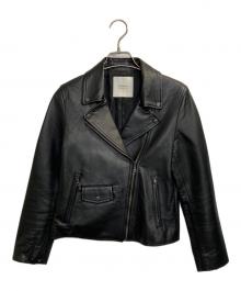 STUDIOUS（ステュディオス）の古着「ダブルライダースジャケット」｜ブラック