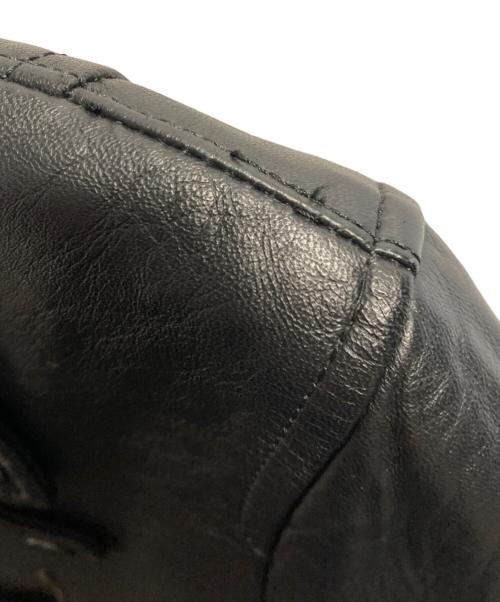 STUDIOUS（ステュディオス）STUDIOUS (ステュディオス) ダブルライダースジャケット ブラック サイズ:2の古着・服飾アイテム