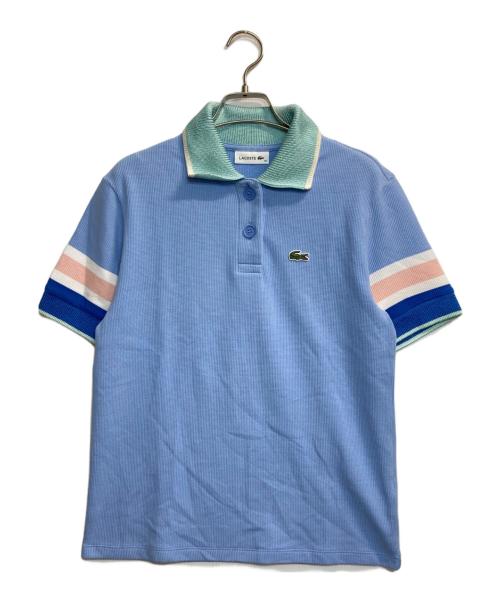 LACOSTE（ラコステ）LACOSTE (ラコステ) サーマルポロシャツ ブルー サイズ:36の古着・服飾アイテム