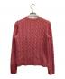 LAUREN RALPH LAUREN (ローレンラルフローレン) Button Trim cable knit cotton sweater / ショルダーボタンワッペンケーブルニット ピンク サイズ:S：13000円