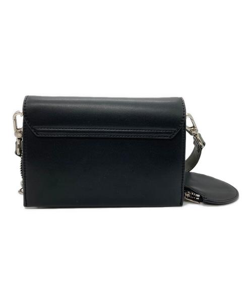 CHARLES & KEITH（チャールズアンドキース）CHARLES & KEITH (チャールズ＆キース) ポーチ付ショルダーウォレットバッグ ブラックの古着・服飾アイテム