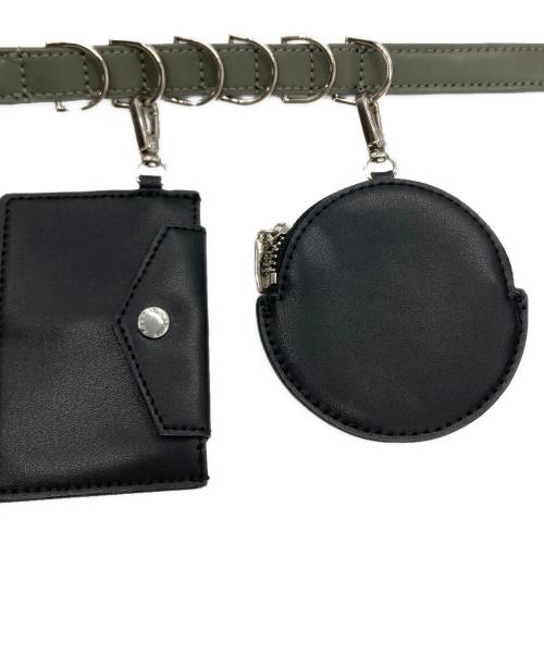 CHARLES & KEITH（チャールズアンドキース）CHARLES & KEITH (チャールズ＆キース) ポーチ付ショルダーウォレットバッグ ブラックの古着・服飾アイテム