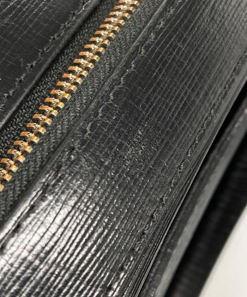 PELLE MORBIDA（ペッレモルビダ）PELLE MORBIDA (ペッレモルビダ) Capitano  / キャピターノ 1室ブリーフバッグ ブラックの古着・服飾アイテム