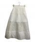 hyeon（ヘヨン）の古着「小花柄ジャガードスカート」｜ホワイト