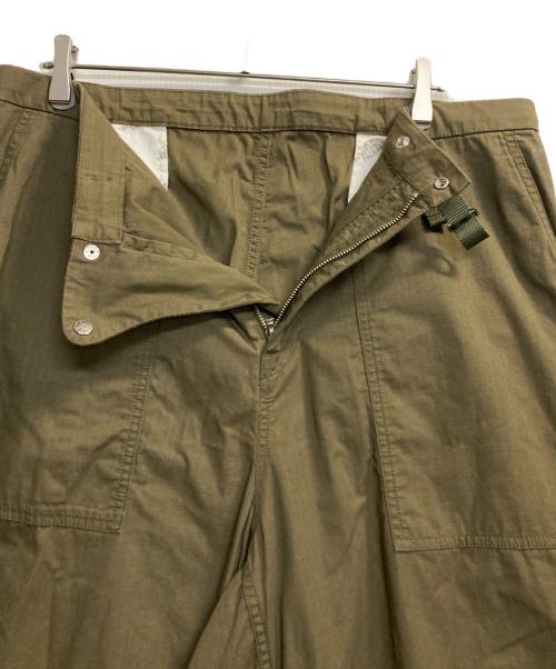 THE NORTHFACE PURPLELABEL（ザ・ノースフェイス パープルレーベル）THE NORTHFACE PURPLELABEL (ザ・ノースフェイス パープルレーベル) Ripstop Wide Cropped Pants カーキ サイズ:36の古着・服飾アイテム