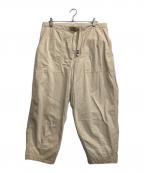 THE NORTHFACE PURPLELABELザ・ノースフェイス パープルレーベル）の古着「Ripstop Wide Cropped Pants」｜アイボリー