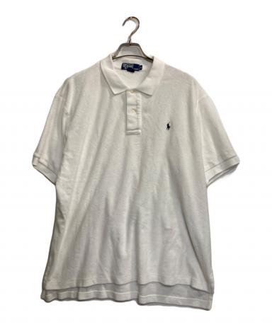 【新品】Polo Ralph Lauren パイル地 ポロシャツ ホワイト 中古・古着通販】POLO RALPH LAUREN (ポロ・ラルフローレン) パイル