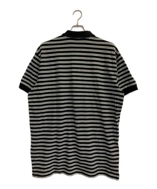 POLO RALPH LAUREN（ポロ・ラルフローレン）POLO RALPH LAUREN (ポロ・ラルフローレン) ボーダーポロシャツ ブラック×ホワイト サイズ:XLの古着・服飾アイテム
