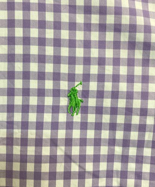POLO RALPH LAUREN（ポロ・ラルフローレン）POLO RALPH LAUREN (ポロ・ラルフローレン) Classical fit シャツ パープル×ホワイト サイズ:XLの古着・服飾アイテム