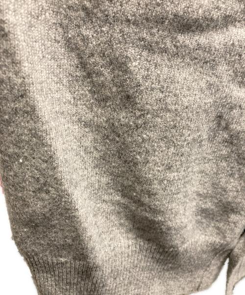 PLAY COMME des GARCONS（プレイコムデギャルソン）PLAY COMME des GARCONS (プレイコムデギャルソン) ハートワッペンカーディガン グレー サイズ:Sの古着・服飾アイテム