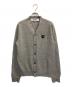 PLAY COMME des GARCONS（プレイコムデギャルソン）の古着「ハートワッペンカーディガン」｜グレー