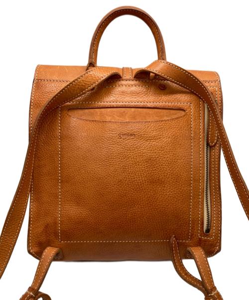 genten（ゲンテン）genten (ゲンテン) 封筒型レザーリュック ブラウンの古着・服飾アイテム