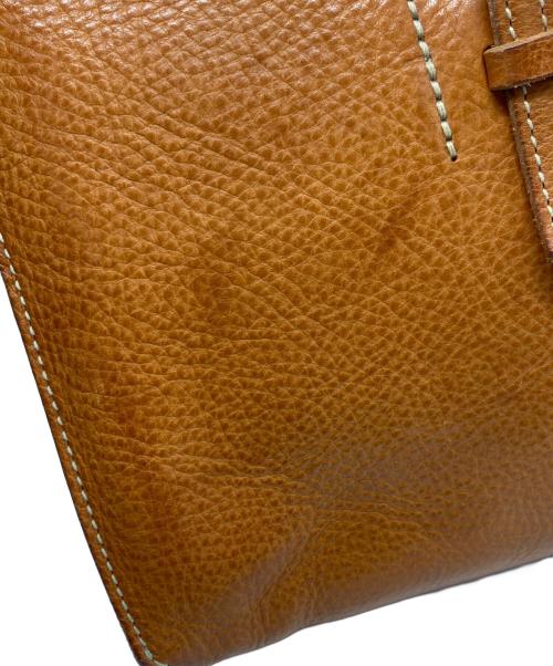 genten（ゲンテン）genten (ゲンテン) 封筒型レザーリュック ブラウンの古着・服飾アイテム