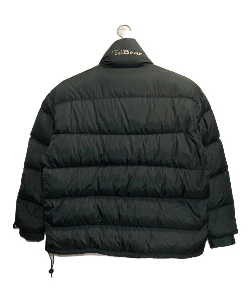 Bear（ベアー）Bear (ベアー) ベアプリントリバーシブルダウンジャケット ブラック サイズ:Mの古着・服飾アイテム