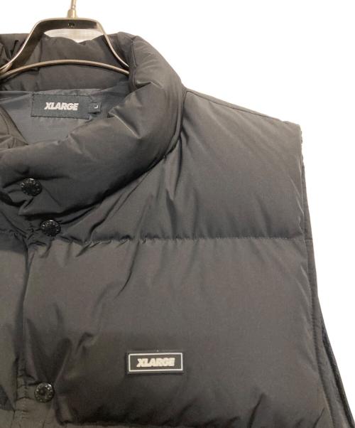 X-LARGE（エクストララージ）X-LARGE (エクストララージ) ダウンベスト ブラック サイズ:Ｌの古着・服飾アイテム