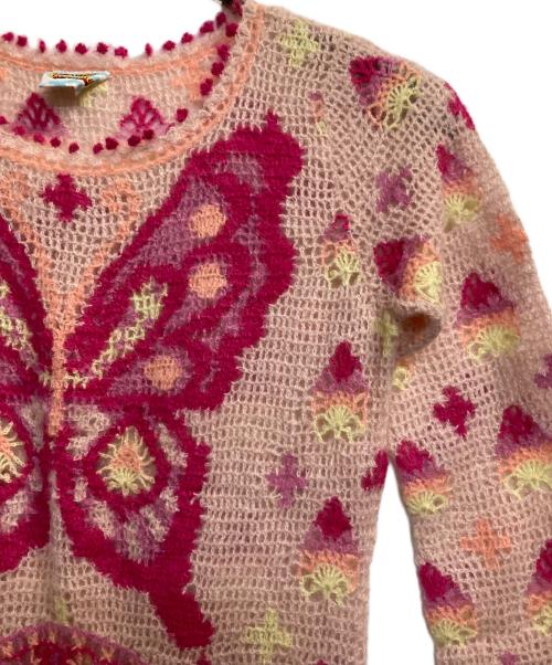 Hysteric Glamour（ヒステリックグラマー）Hysteric Glamour (ヒステリックグラマー) ニットワンピース ピンク サイズ:ＦＲＥＥの古着・服飾アイテム