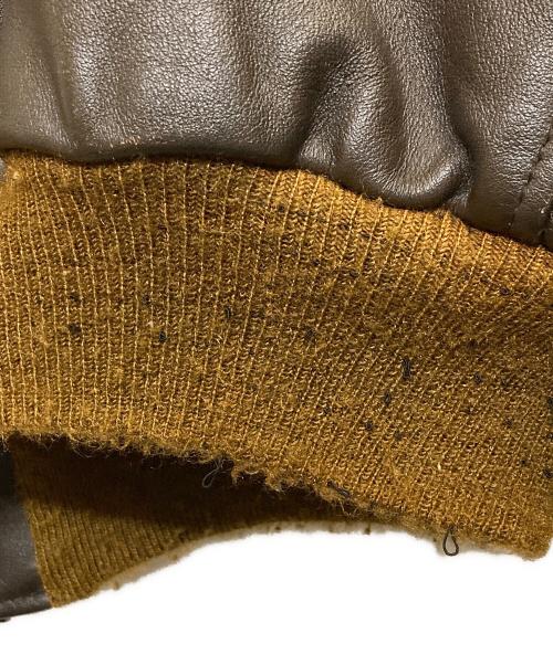 GOLDEN FLEECE（ゴールデン フリース）GOLDEN FLEECE (ゴールデン フリース) G-1レザージャケット ブラウン サイズ:54の古着・服飾アイテム