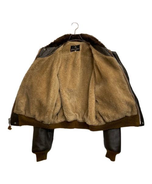 GOLDEN FLEECE（ゴールデン フリース）GOLDEN FLEECE (ゴールデン フリース) G-1レザージャケット ブラウン サイズ:54の古着・服飾アイテム