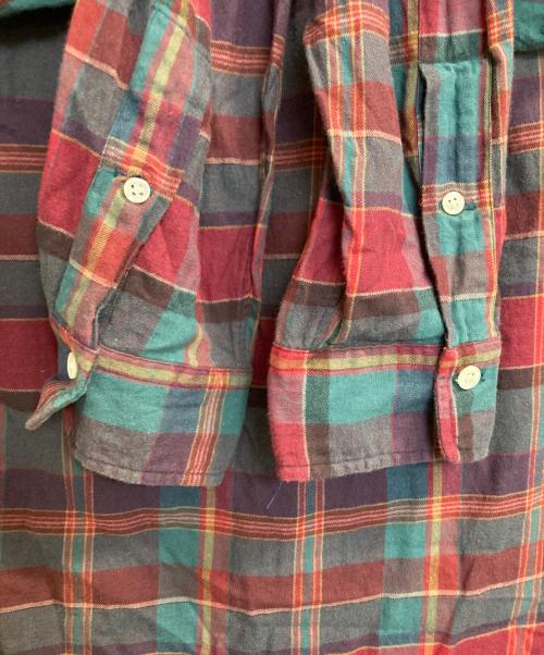 POLO RALPH LAUREN（ポロ・ラルフローレン）POLO RALPH LAUREN (ポロ・ラルフローレン) シャツ レッド×グリーン サイズ:XLの古着・服飾アイテム