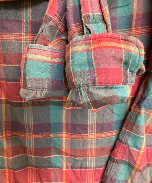 POLO RALPH LAUREN（ポロ・ラルフローレン）POLO RALPH LAUREN (ポロ・ラルフローレン) シャツ レッド×グリーン サイズ:XLの古着・服飾アイテム