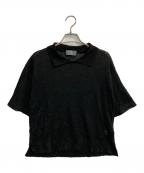 MARGARET HOWELLマーガレットハウエル）の古着「リネンプルオーバーカットソー」｜ブラック