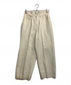 NEPLAネプラ）の古着「別注ワイドデニムパンツ」｜アイボリー