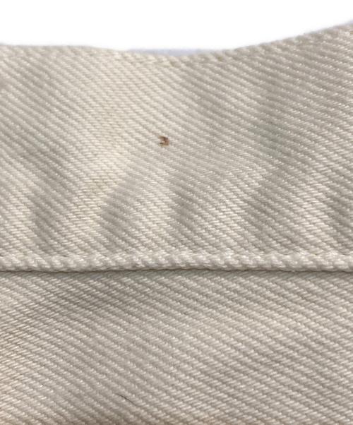 NEPLA（ネプラ）NEPLA (ネプラ) 別注ワイドデニムパンツ アイボリー サイズ:25の古着・服飾アイテム