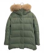 DESCENTE ALLTERRAIN×BEAUTY&YOUTHデザイント オルテライン×ビューティーアンドユース）の古着「別注水沢ダウンジャケット」｜グリーン