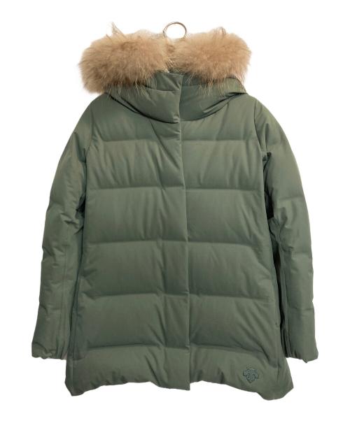 DESCENTE ALLTERRAIN（デザイント オルテライン）Descente ALLTERRAIN (デザイント オルテライン) BEAUTY&YOUTH (ビューティーアンドユース) 別注水沢ダウンジャケット グリーン サイズ:Mの古着・服飾アイテム