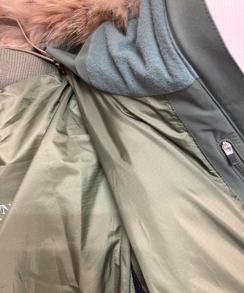 DESCENTE ALLTERRAIN（デザイント オルテライン）Descente ALLTERRAIN (デザイント オルテライン) BEAUTY&YOUTH (ビューティーアンドユース) 別注水沢ダウンジャケット グリーン サイズ:Mの古着・服飾アイテム