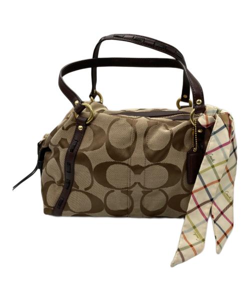 COACH（コーチ）COACH (コーチ) ハンドバッグ ベージュの古着・服飾アイテム