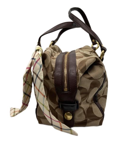 COACH（コーチ）COACH (コーチ) ハンドバッグ ベージュの古着・服飾アイテム