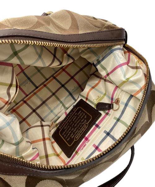 COACH（コーチ）COACH (コーチ) ハンドバッグ ベージュの古着・服飾アイテム
