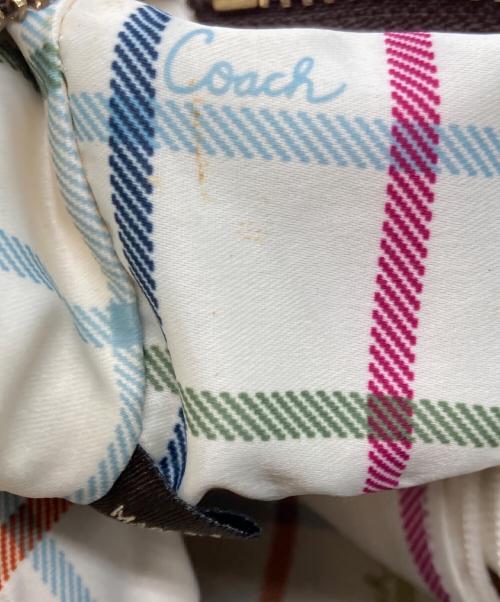 COACH（コーチ）COACH (コーチ) ハンドバッグ ベージュの古着・服飾アイテム