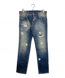 DSQUARED2（ディースクエアード）の古着「ダメージデニムパンツ」｜インディゴ