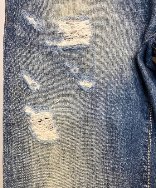 DSQUARED2（ディースクエアード）DSQUARED2 (ディースクエアード) ダメージデニムパンツ インディゴ サイズ:46の古着・服飾アイテム