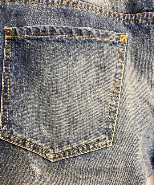 DSQUARED2（ディースクエアード）DSQUARED2 (ディースクエアード) ダメージデニムパンツ インディゴ サイズ:46の古着・服飾アイテム